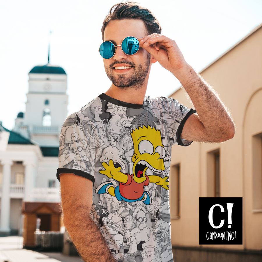 Bart simpson blanco y negro
