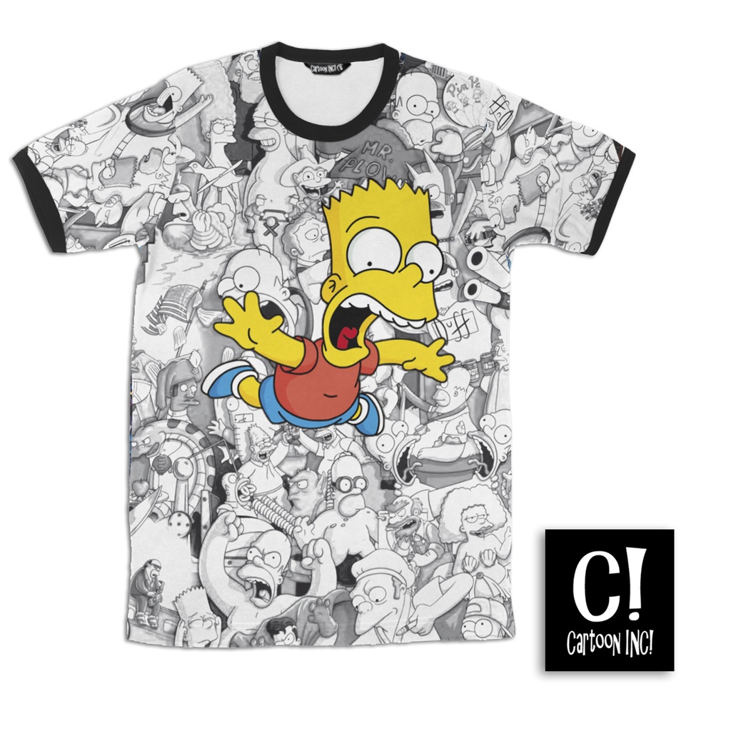 Bart simpson blanco y negro
