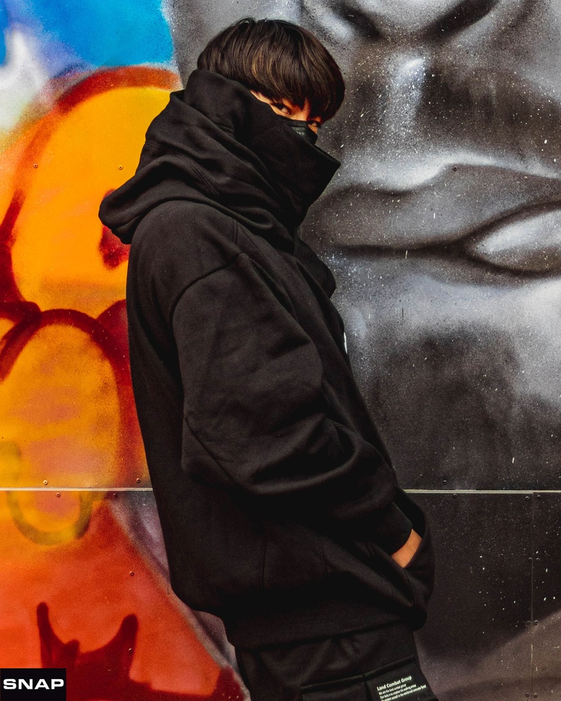 Canguro Oversize con bufanda