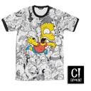 Bart simpson blanco y negro