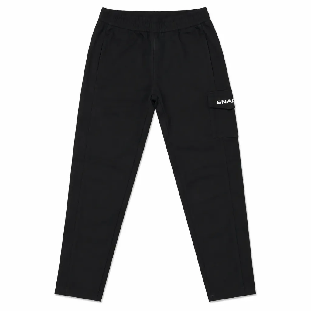 Jogger Bolsillos Simples (S, Negro)