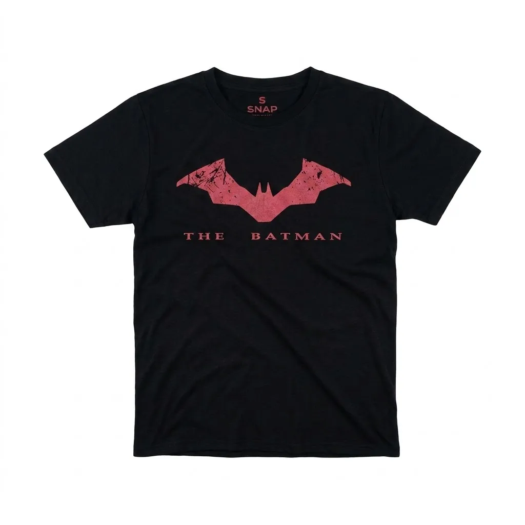 Polera Batman logo rojo