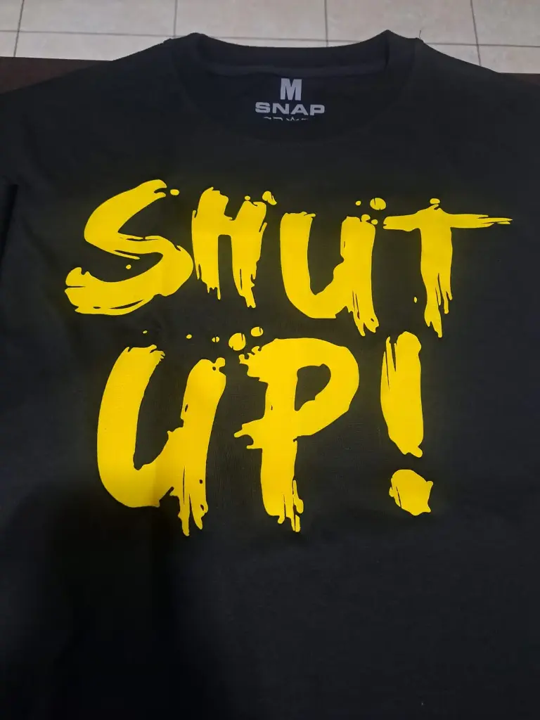 shut up polera