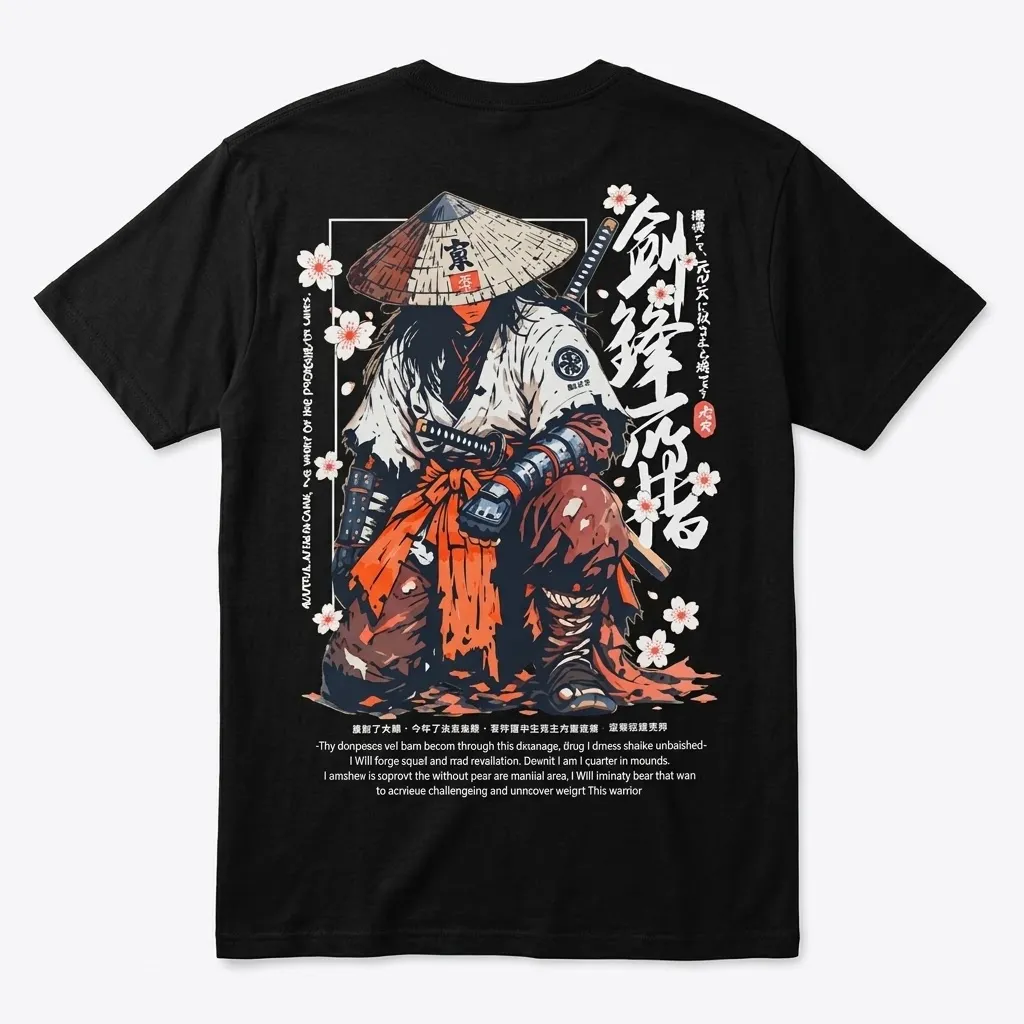 Polera Samurái Sentado (M)