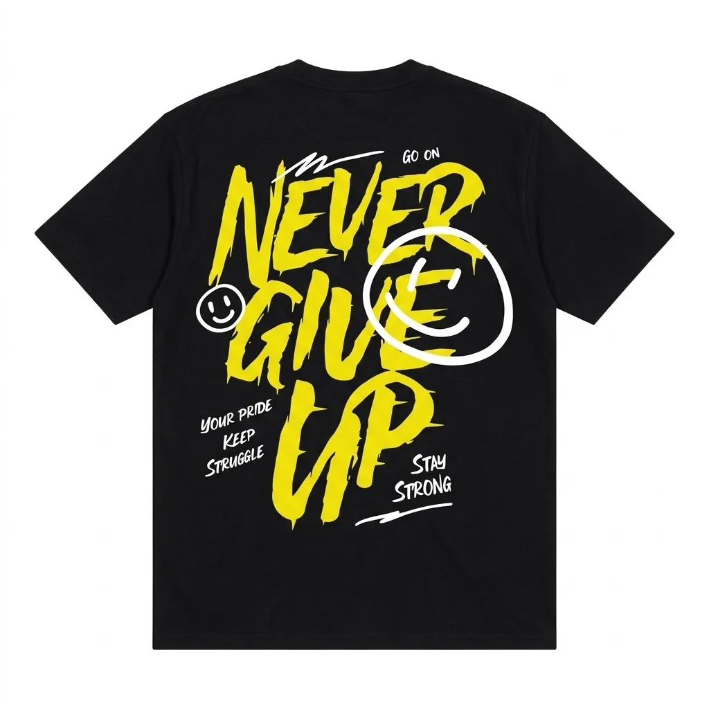 Polera Never Give Up