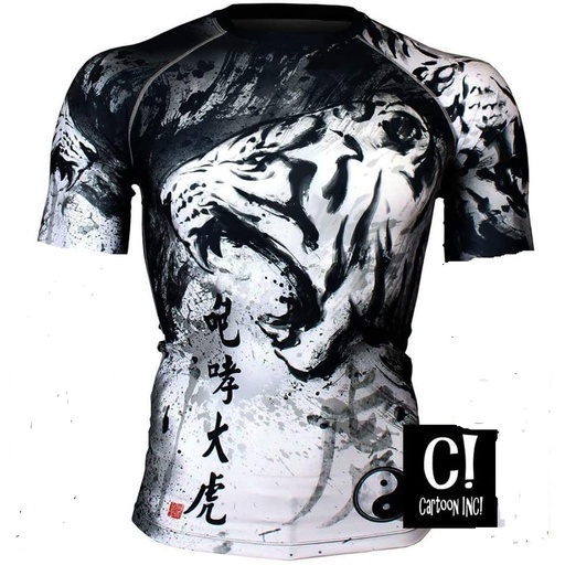[Ropa / Poleras Sublimadas] Ninja Tigre Blanco M/C